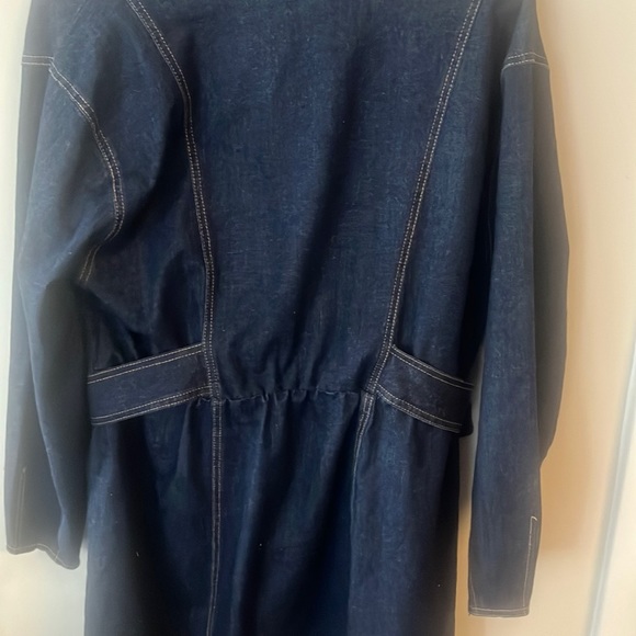 LADIES Eloquii Denim Midi Dress - Picture 3 of 6